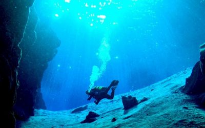 Potápění na Islandu