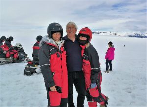 sněžné skútry exkurze Island vatnajokull