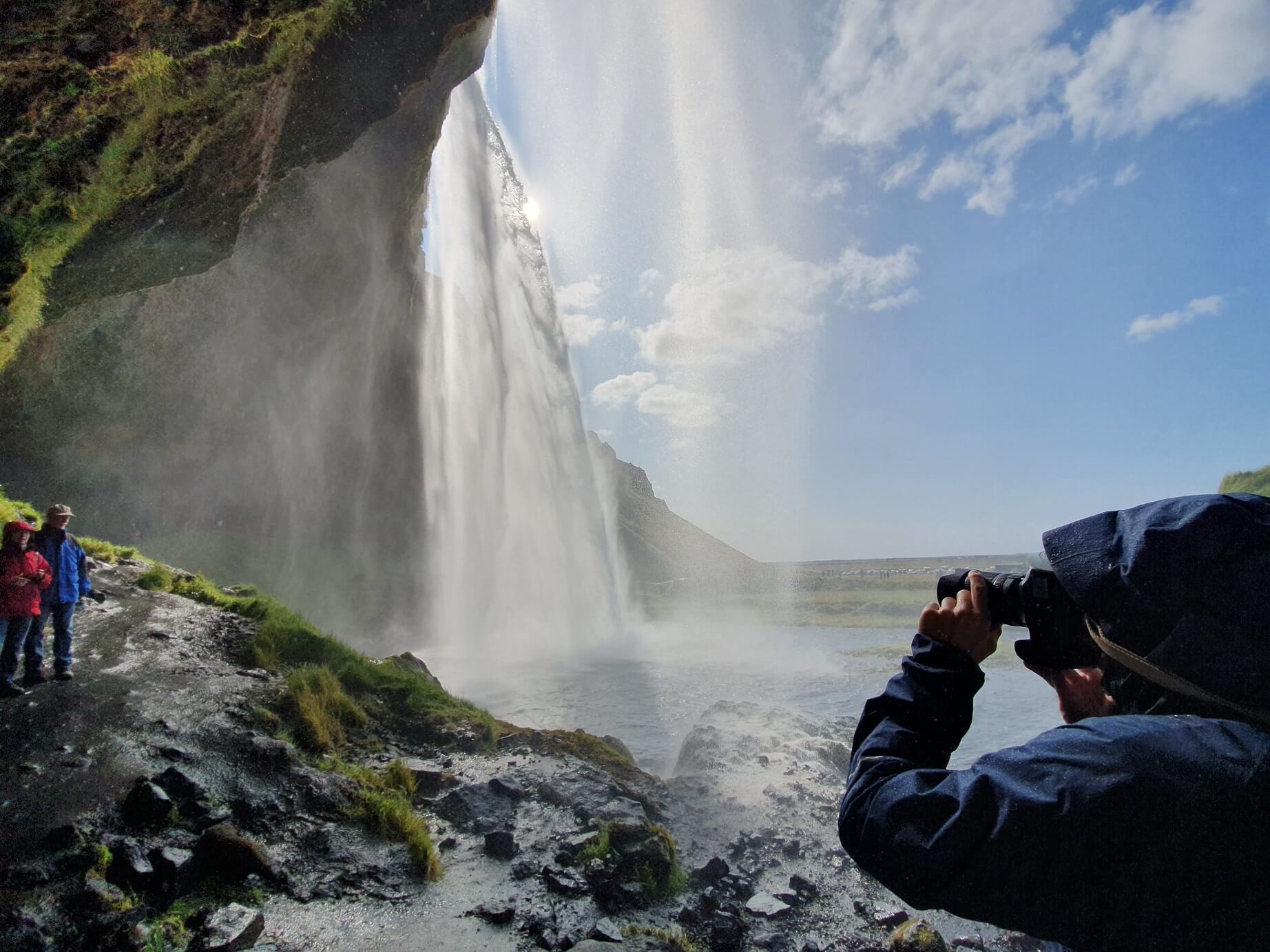 Vodopád Seljalandsfoss na Islandu