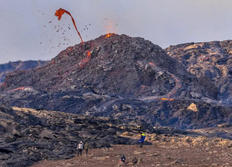 exkurze sopečná erupce na Islandu