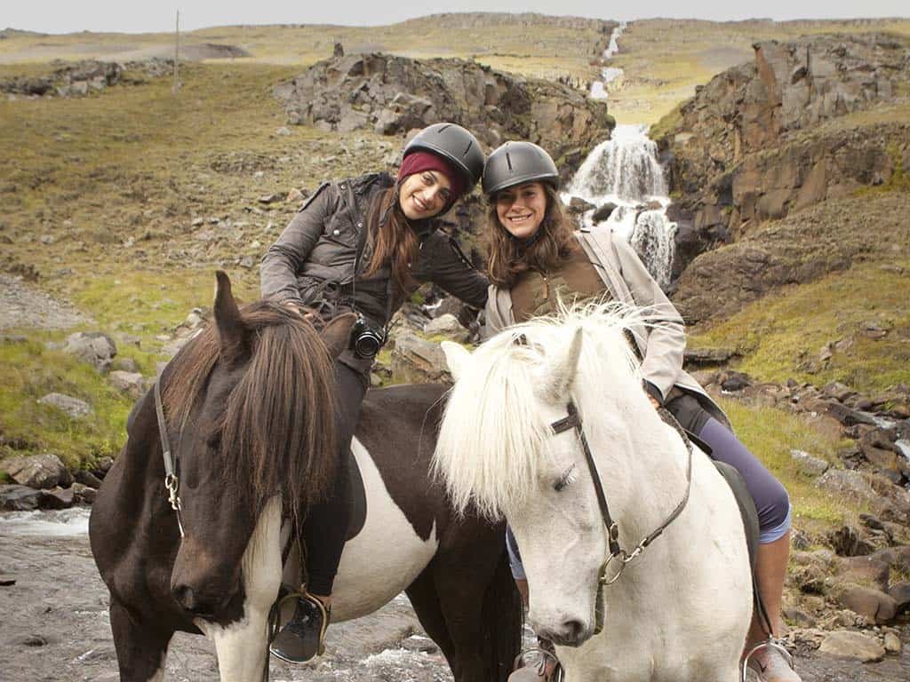 Vyjížďka na koni Island
